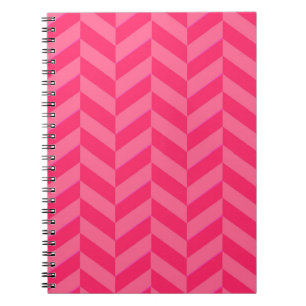 Rosa Chevron Trendig Skriva Journal Anteckningsbok