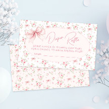 Rosa Chic Bow Ro Flicka Slagare Raffle