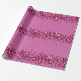 Rosa Chic Glitter Gnistra Presentpapper