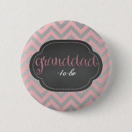 Rosa chic granddad-till-är knäppas knapp