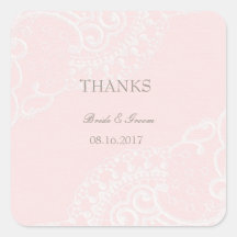 Rosa Chic Vintage Elegant Snöre Bröllop