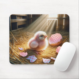 Rosa Chick med Gingham Eggshell Musmatta