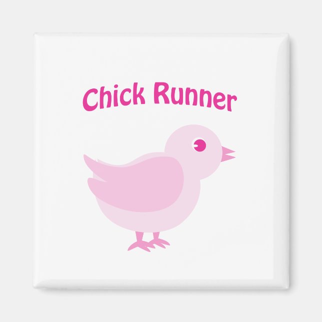 Rosa Chick Springer Magnet (Framsidan)