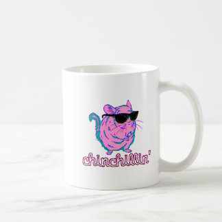 Rosa Chinchillin för neon Chinchilla Kaffemugg