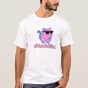 Rosa Chinchillin för neon Chinchilla T-shirt