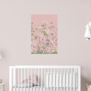 Rosa Chinoiserie Art Skriv ut nr 1 24 x 36 Poster