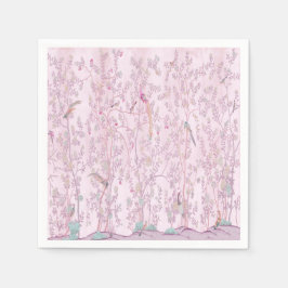 Rosa Chinoiserie Decoupage Pappersservett