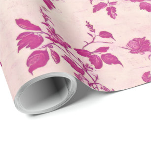 Rosa Chinoiserie Decoupage Presentpapper