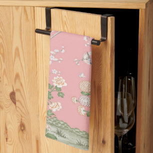 Rosa Chinoiserie Kökshandduk