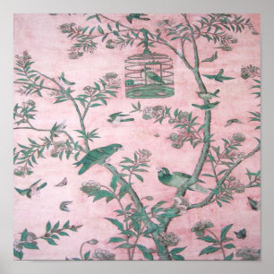 Rosa Chinoiserie Poster