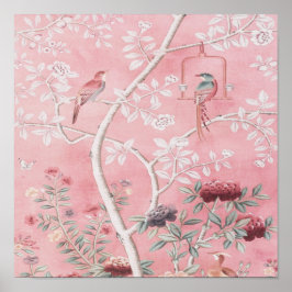 Rosa Chinoiserie Poster