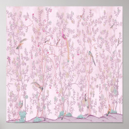 Rosa Chinoiserie Poster