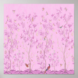 Rosa Chinoiserie Poster