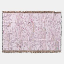 Rosa Chinoiserie Throw Blanket Filt