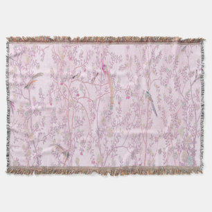 Rosa Chinoiserie Throw Blanket Filt