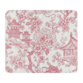 Rosa Chinoiserie Toile Drak Sakura