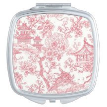 Rosa Chinoiserie Toile Drak Sakura