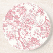 Rosa Chinoiserie Toile Drak Sakura