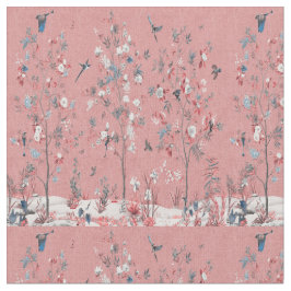 Rosa Chinoiserie Tyg
