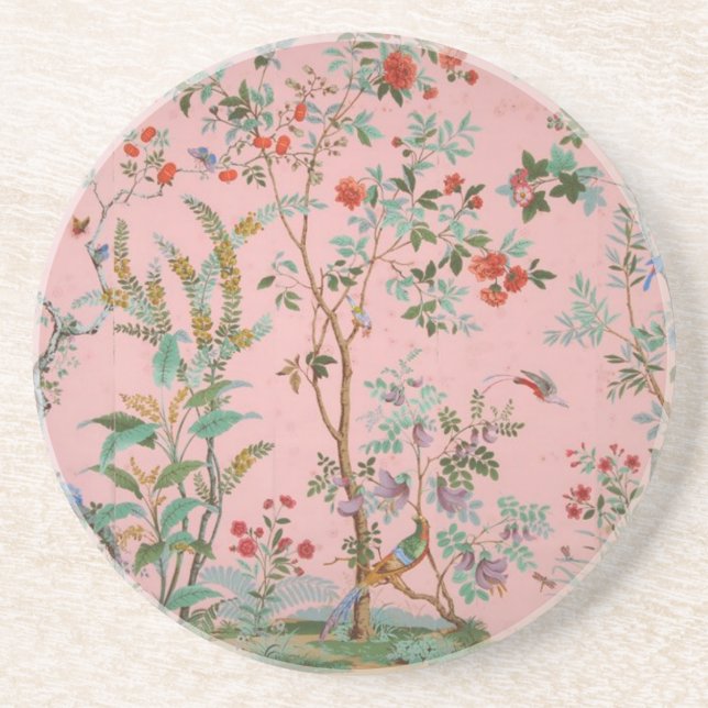Rosa Chinoiserie Underlägg (Framsidan)