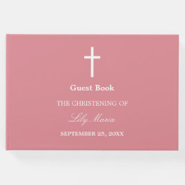  Rosa Christening Guest Bok