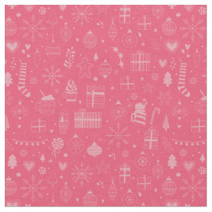 rosa christmas-helgdag-prydnadsföremål av snöflake tyg