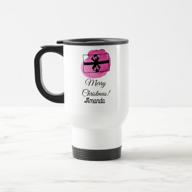 Rosa christmas resemugg (Vänster)