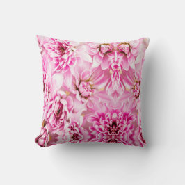 Rosa Chrysanthemum Flower Kudde