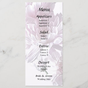 Rosa Chrysanthemum Heart Menu Meny