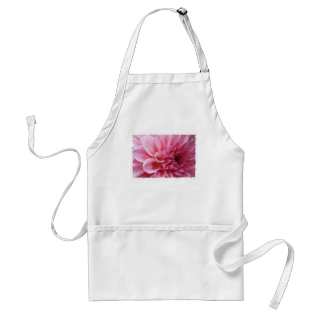 Rosa Chrysanthemumförkläde Förkläde (Framsidan)
