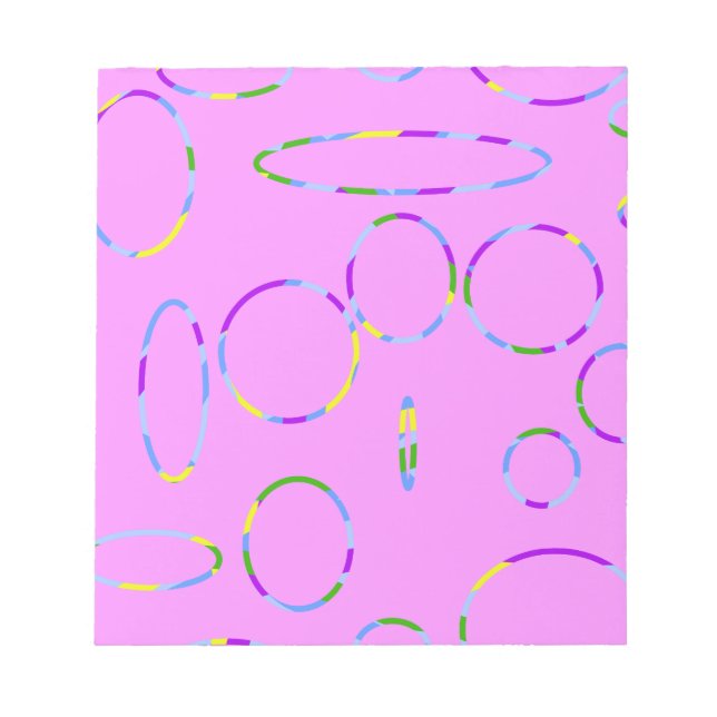 Rosa Circles Anteckningsblock (Framsida)