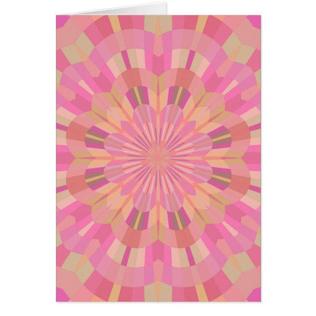 Rosa Circles Hälsningskort (Framsidan)