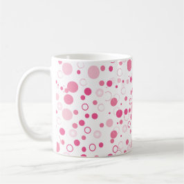 Rosa Circles Mugg - Roligt och modern design