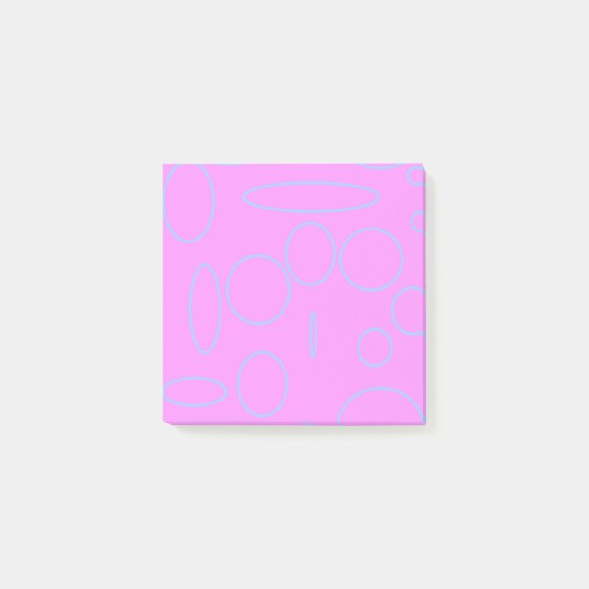 Rosa Circles Post-it Block (Framsida)