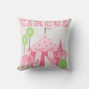 Rosa Circus Roligt Pillow Kudde