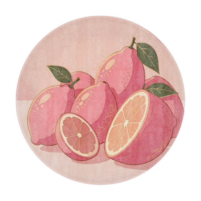 Rosa citron modern feminin citrus (Framsidan)