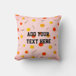 Rosa Citrus Anpassade Pillow Kudde