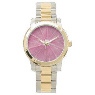 Rosa citrusfrukter armbandsur