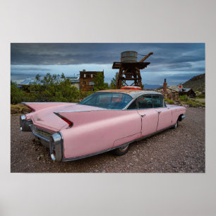 ROSA CLASSIC CADDY CAR POSTER