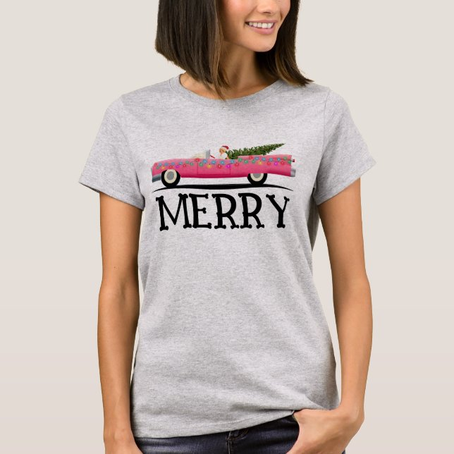 ROSA CLASSIC CADDY DAM CHRISTMAS T SHIRT (Framsida)