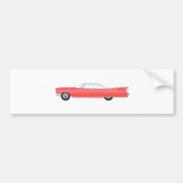 Rosa Classic Car Bildekal