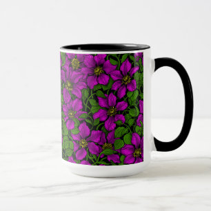 Rosa Clematis vine Mugg