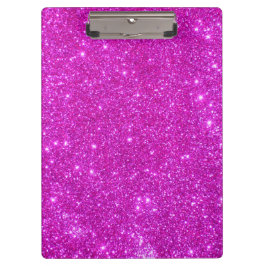 Rosa Clipboard 3 för gnistraglitter flickaktigt