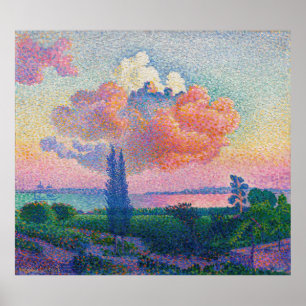 Rosa Cloud (1896) av Henri-Edmond Kor Poster