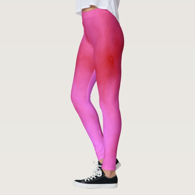 Rosa Cloud Abstrakt Leggings (Vänster)
