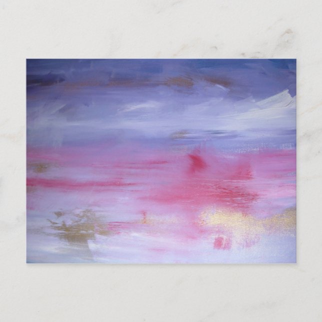 Rosa Cloud Card Vykort (Framsida)