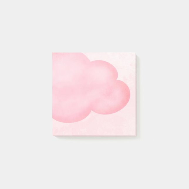 Rosa Cloud Post-it Block (Framsida)