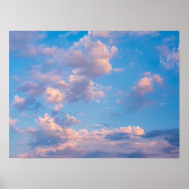 Rosa Clouds - Rimini, Italien Poster (Framsidan)