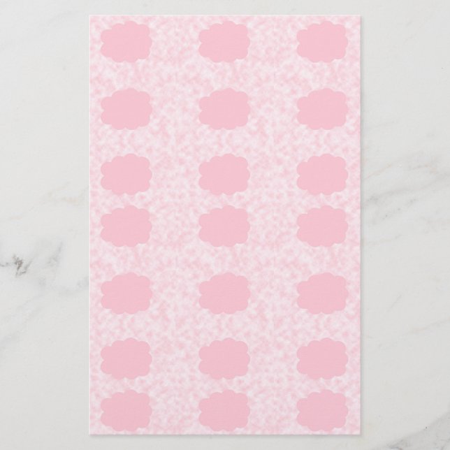 Rosa Clouds Stationery Brevpapper (Framsida)
