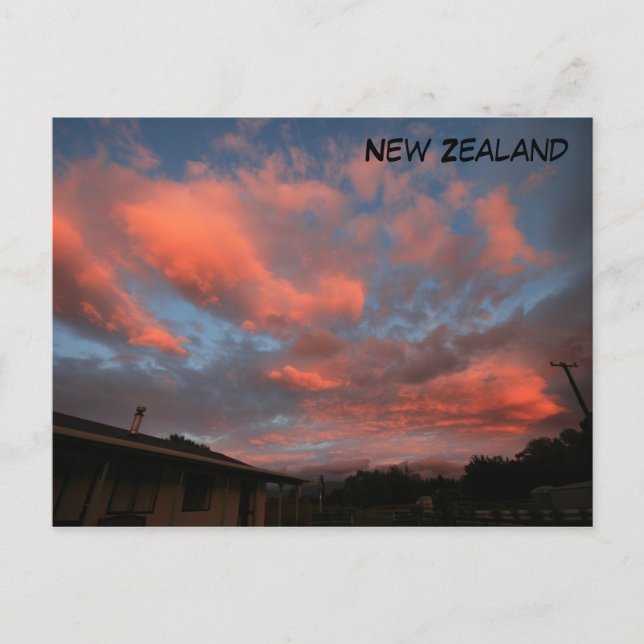 Rosa Clouds Vykort (Framsida)